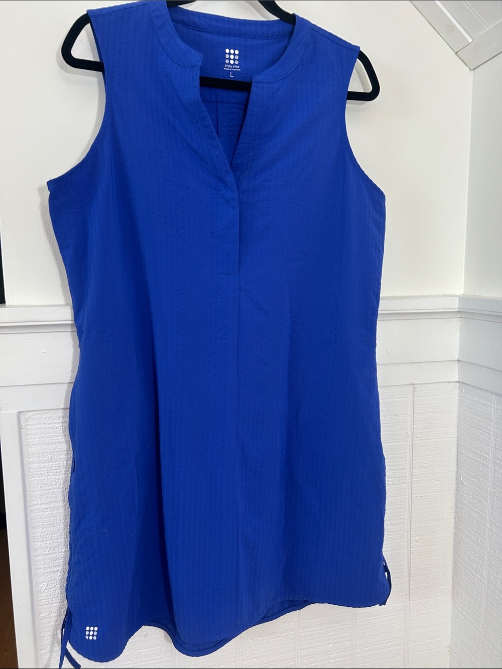 Title Nine Sleeveless Mini Dress in Royal Blue